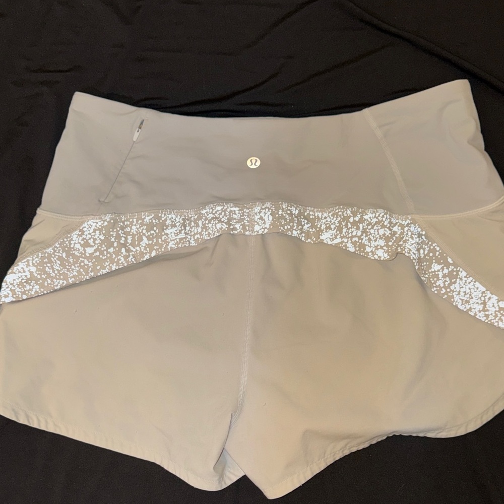 lululemon athletica Women's Beige Athletic Shorts